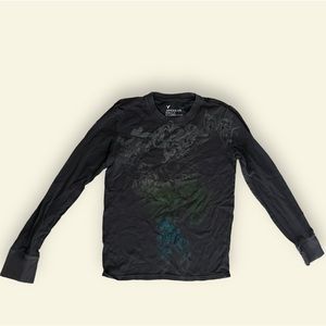 Y2K grey long sleeve